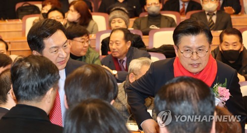 김기현, 오늘 황교안과 오찬 회동…安, PK서 낙선인사