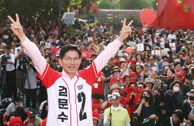 ‘총 맞을 일 있으면 맞겠다’ 김문수, 경찰에 ‘경호 최소화’ 요청
